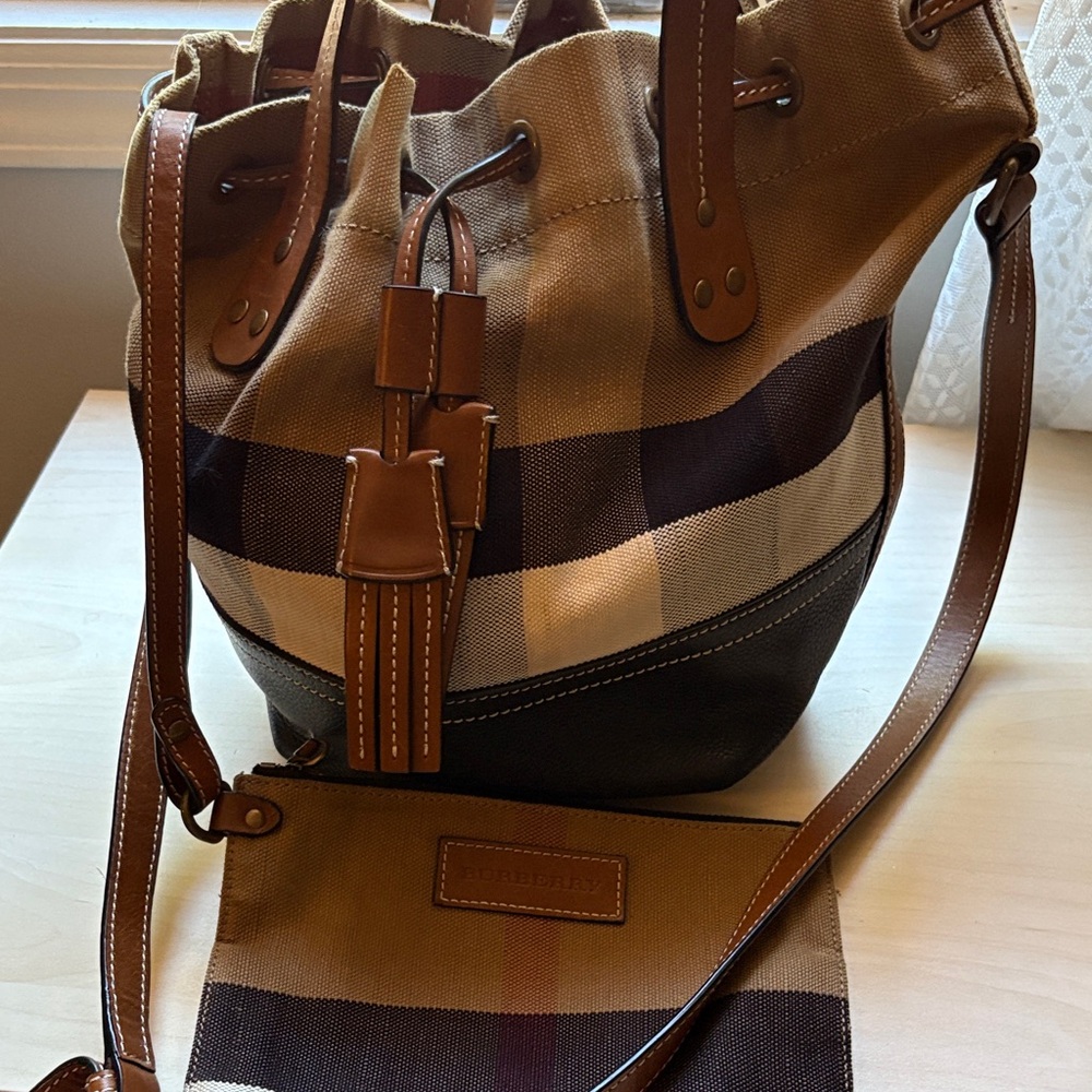Burberry Black and Brown Bag
